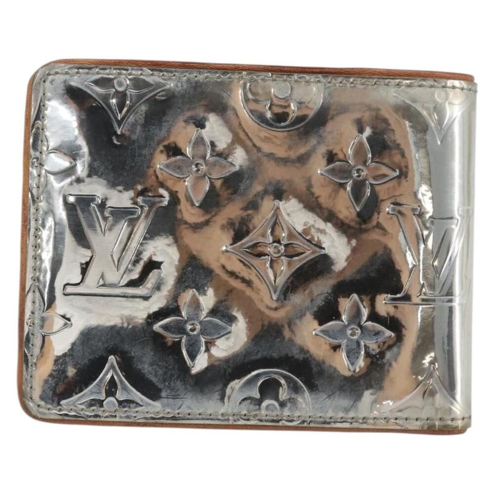 Louis Vuitton Mirror Portefeuille Slender Bifold Wallet Silver - Picture 3 of 16